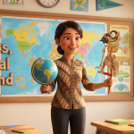 mengajari budaya lokal dengan bahasa inggris