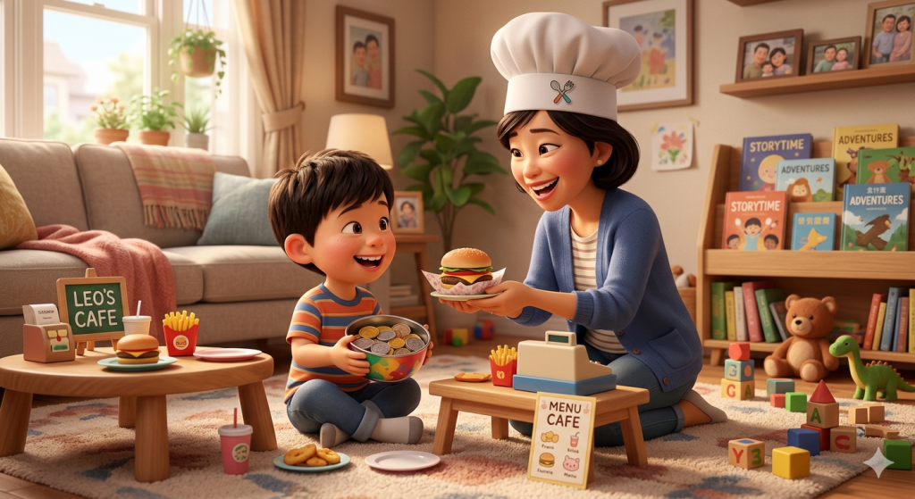 aktif bermain belajar bersama anak