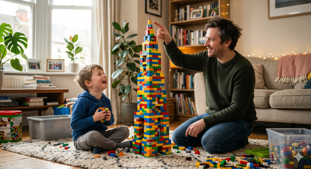 Memanfaatkan Mainan LEGO untuk Belajar Adjective (Kata Sifat).