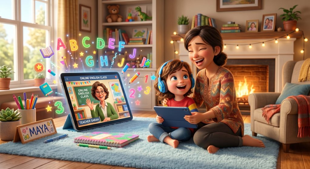Cara Memulai Belajar Bahasa Inggris Online Anak dari Rumah Tanpa Stres