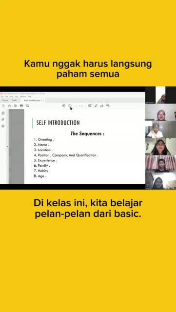Kamu nggak harus langsung paham semua untuk mulai belajar English. 🤍

Kadang, yang kamu butuhkan bukan materi yang banyak sekaligus, tapi arahan yang pelan-pelan, jelas, dan sesuai level kamu.

Di kelas ini, kita mulai dari basic:
dari memahami kalimat sederhana, berani bertanya, sampai pelan-pelan lebih percaya diri pakai English.

Belajar dari nol itu nggak memalukan.
Yang penting kamu mulai, latihan, dan nggak berhenti hanya karena belum langsung bisa. ✨

Share ke teman yang pengen belajar English tapi masih takut mulai.

#BelajarBahasaInggris #EnglishPemula #BasicEnglish #KelasOnline #KampungInggrisMM