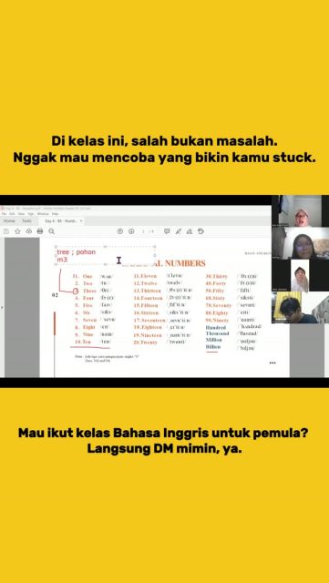 Kelas ini cocok buat kamu yang pengen belajar English dari basic, tapi masih sering takut salah. 🤍

Di sini, kamu nggak dituntut langsung lancar.
Kamu dibimbing pelan-pelan, latihan dari kalimat sederhana, dan dibantu supaya lebih berani ngomong English.

Salah itu bukan masalah.
Yang penting kamu mulai mencoba.

Karena pemula nggak butuh kelas yang bikin minder.
Pemula butuh tempat belajar yang bikin nyaman buat berkembang.

Mau ikut kelas Bahasa Inggris untuk pemula?
Langsung DM mimin, ya. ✨

#BelajarBahasaInggris #BahasaInggrisPemula #EnglishPemula #DailyEnglish #BasicEnglish