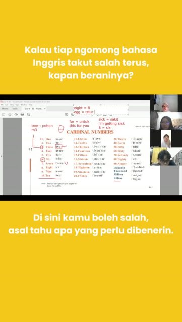 Takut salah itu bikin kamu aman… tapi juga bikin kamu nggak mulai.”

Banyak pemula sebenarnya udah tahu mau ngomong apa, tapi keburu mikir:

“Kalau salah grammar gimana?”
“Kalau pronunciation-ku jelek gimana?”
“Kalau diketawain gimana?”

Akhirnya diam.

Padahal keberanian ngomong itu nggak muncul setelah semuanya sempurna.
Dia muncul setelah kamu mulai mencoba, salah, dibenerin, lalu coba lagi.

Di kelas, kamu nggak dituntut harus langsung benar.
Yang penting kamu tahu bagian mana yang perlu dibenerin dan kenapa.

Karena targetnya bukan sekadar “nggak salah”.
Targetnya: makin berani pakai English.

Kalau kamu selama ini nunggu pede dulu baru mau mulai ngomong, mungkin urutannya memang perlu dibalik. 💛

#BelajarBahasaInggris #BahasaInggrisPemula #EnglishPemula #DailyEnglish #BasicEnglish