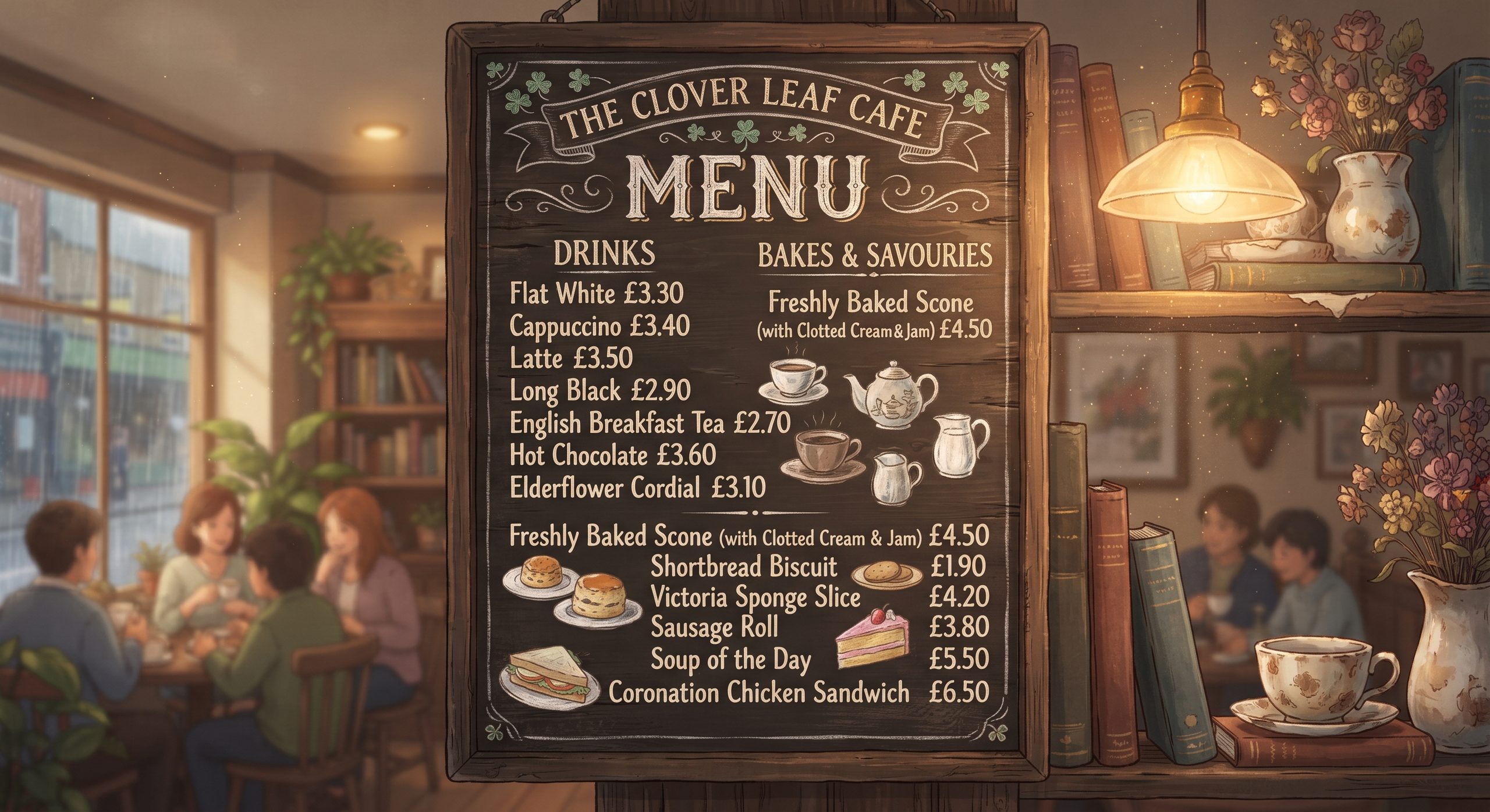 Cara Memesan Kopi dan Makanan di Kafe Menggunakan British English