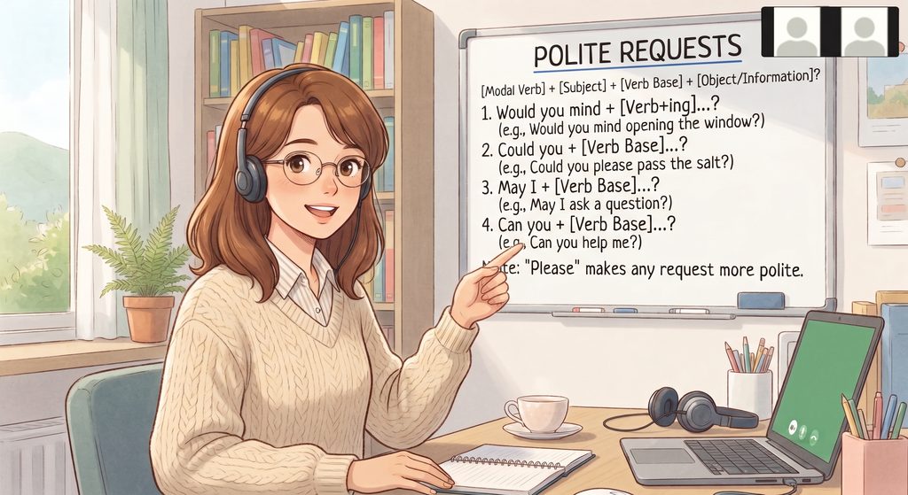 Cara Membuat Kalimat Permintaan yang Sangat Sopan (Polite Requests)
