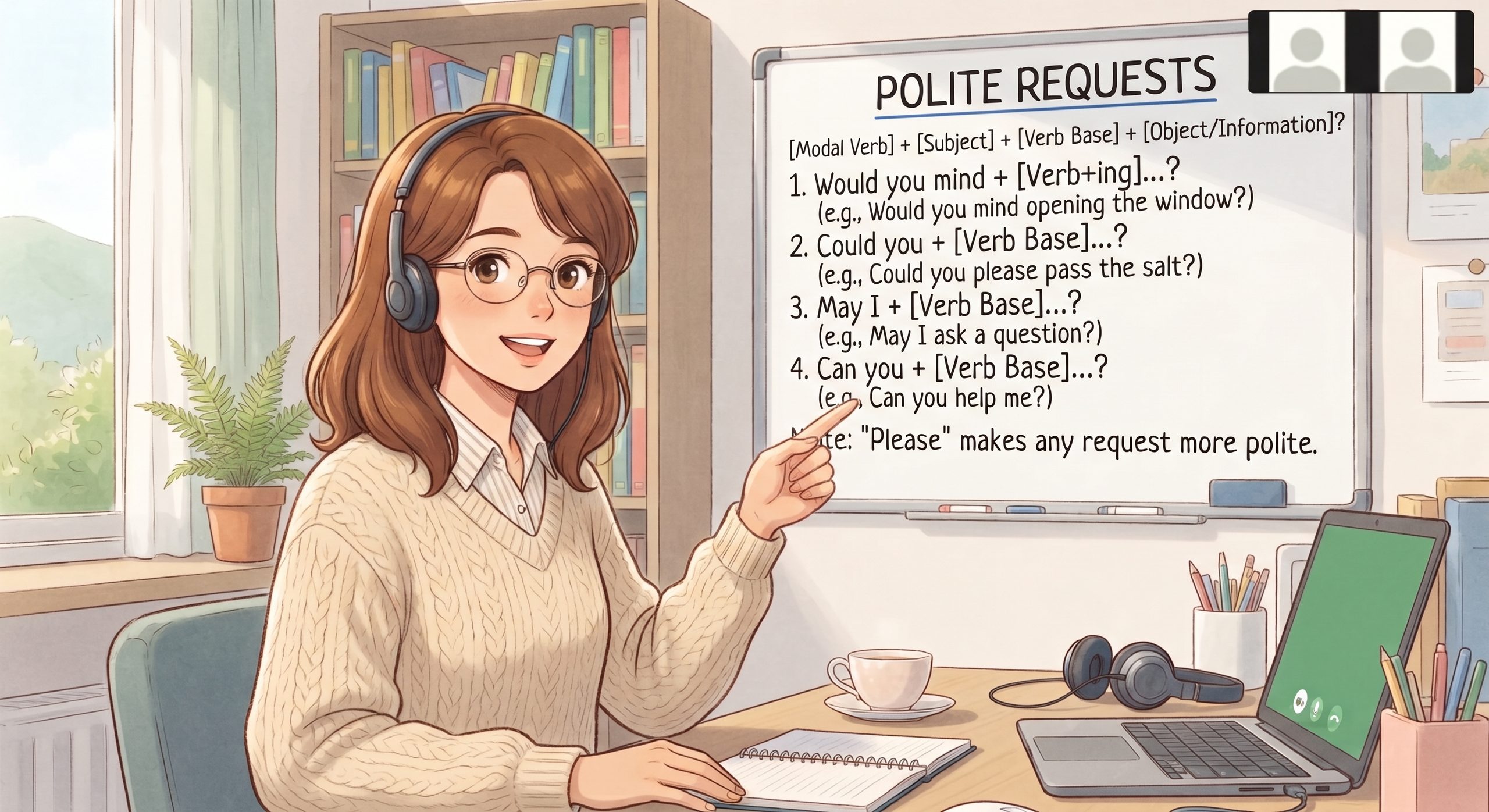 Cara Membuat Kalimat Permintaan yang Sangat Sopan (Polite Requests)