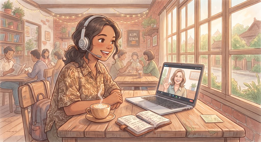 Kelas Online Private Conversation Bahasa Inggris untuk Percakapan Sehari-hari