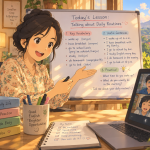 Tutor menjelaskan materi sebagai contoh kualitas pengajar